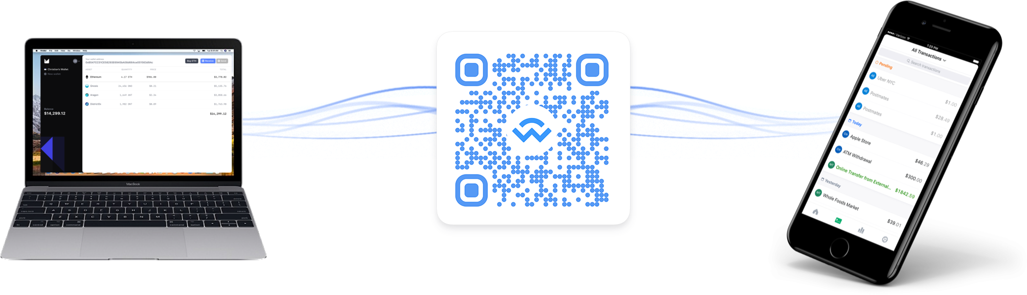 wallet connect banner diagram